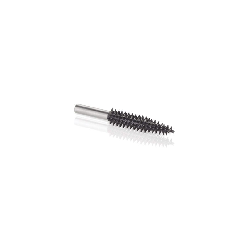 Kutzall Extreme Taper Rotary Burr, 1â„4" Shaft, Very Coarse - Wood Carving Bit for Bosch, DeWalt, Milwaukee. Abrasive Tungsten Carbide, 1â„4" (6.3mm) Dia. X 1-1â„2" (38.1mm) Length, TX-14C - Image 2